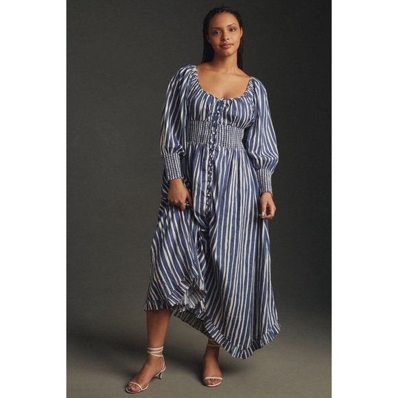 Anthropologie Dresses & Skirts - ANTHROPOLOGIE Striped Maxi Dress
